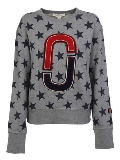 Shop Marc Jacobs Stars Double J Sweatshirt In Grigio Melange