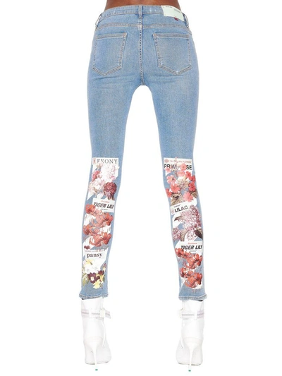 Shop Off-white Jeans In Light Blue