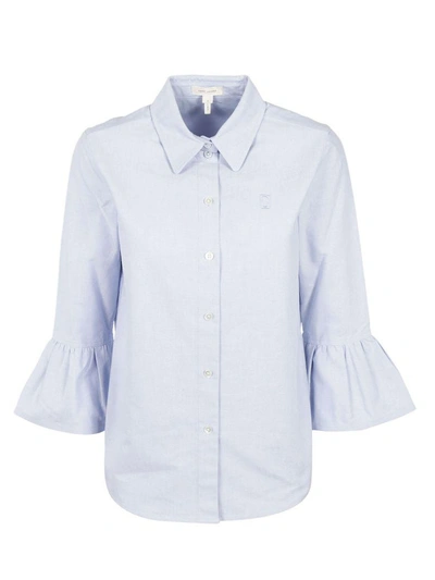 Shop Marc Jacobs Ruffle Details Shirt In Blue
