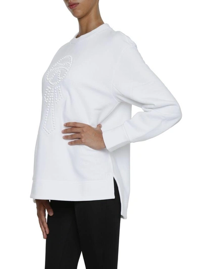 Shop Fendi Karlito Sweatshirt In White|bianco