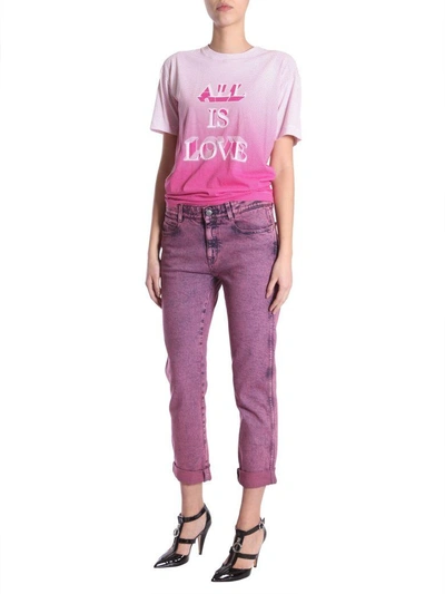 Shop Stella Mccartney Boyfriend Jeans In Fucsia