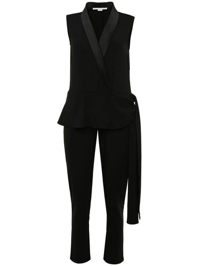 Shop Stella Mccartney Tuxedo Jumpsuit In Blacknero