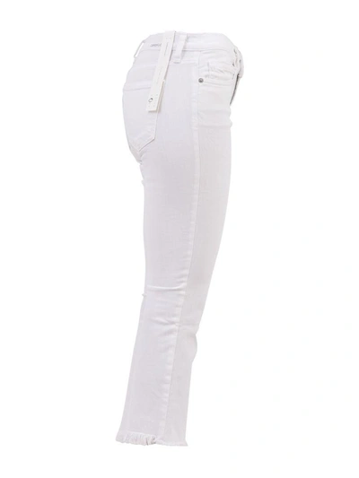 Shop Current Elliott Cropped Denim Jeans White