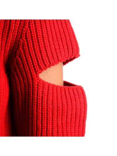 Shop Dondup Knit In Rosso