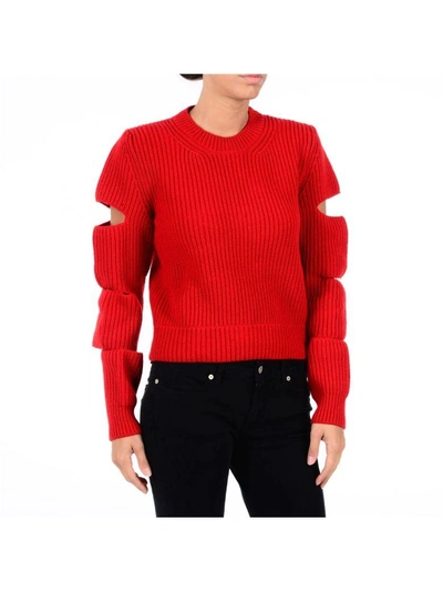 Shop Dondup Knit In Rosso