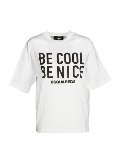 Shop Dsquared2 D Squared T-shirt In White-black
