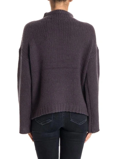 Shop 360 Sweater 360 Cashmere - Nikki Sweater In Cement