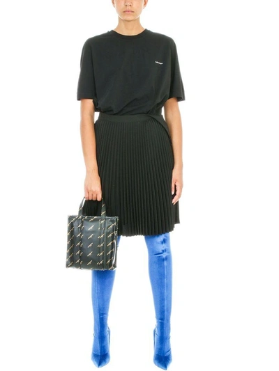 Shop Balenciaga Multi-styling Piece Skirt Or Top In Black