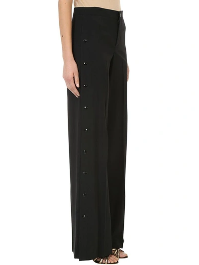 Shop Red Valentino Black Cotton Trousers