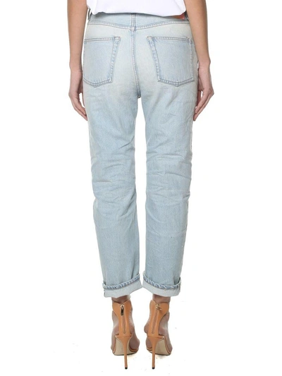 Shop Acne Studios Blå Konst Log Low-rise Jeans In Basic