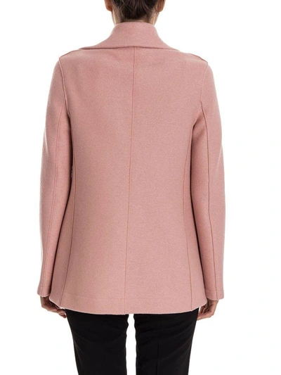 Shop Harris Wharf London - Wool Jacket In Pink