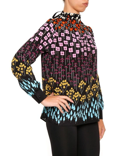 Shop Valentino Lurex Sweater In Nero+multicolor|nero