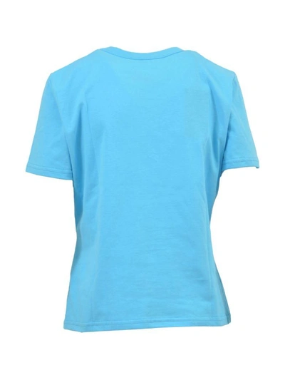 Shop Alberta Ferretti Tuesday T-shirt In Baby Blue