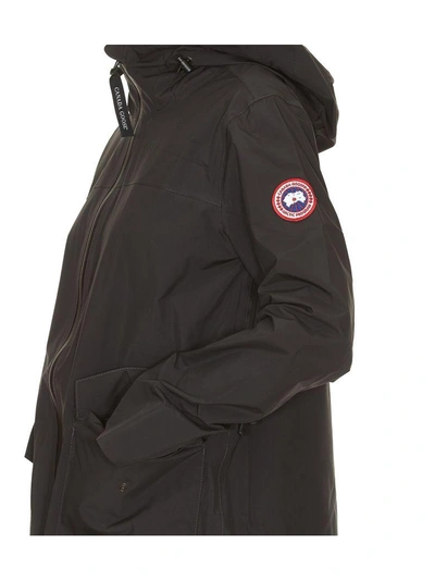 Shop Canada Goose Wolfville Jacket In Black-black