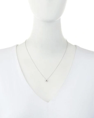 Shop Roberto Coin Diamond Star Of David Necklace In White Gold