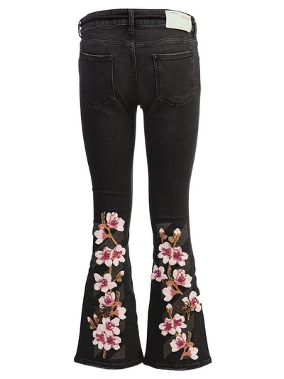 Shop Off-white Cherry Print Jeans In Vintage