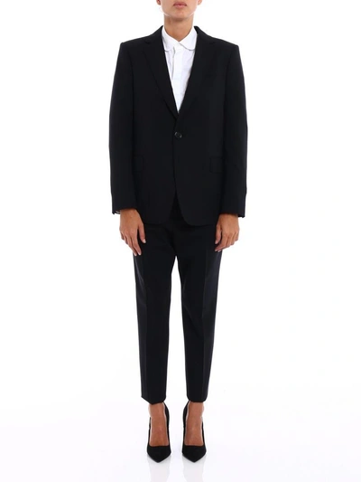 Shop Dsquared2 Virgin Wool Two-piece Suit In Black