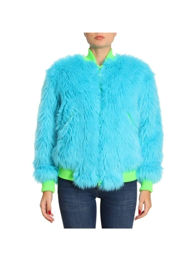 Shop Alberta Ferretti Jacket Jacket Women  In Gnawed Blue