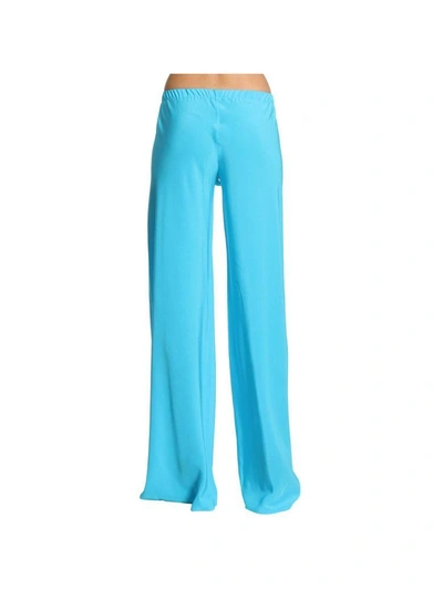 Shop Roberto Cavalli Pants Pants Women  In Turquoise