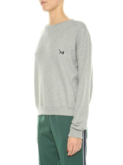 Shop Calvin Klein Round Neck Sweatshirt In Grigio