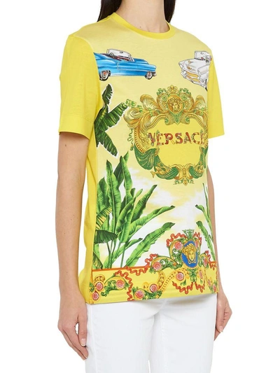 Shop Versace T-shirt In Multicolor