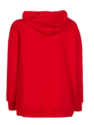 Shop Alice And Olivia Alice+olivia Yes Hoodie In Rosso