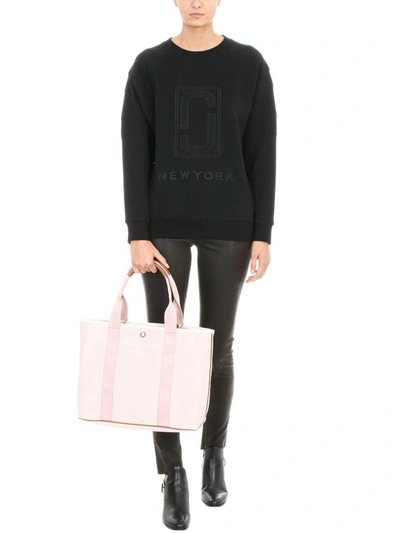 Shop Marc Jacobs Double J Logo Sweatshirt In Black