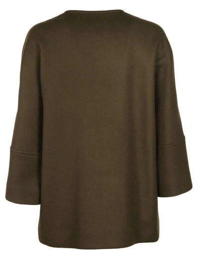 Shop Marni Wide Sleeve Jacket In 00vdark Olive