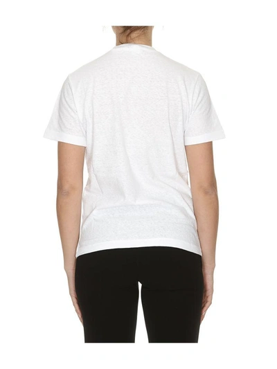 Shop Dsquared2 T-shirt In White-pink