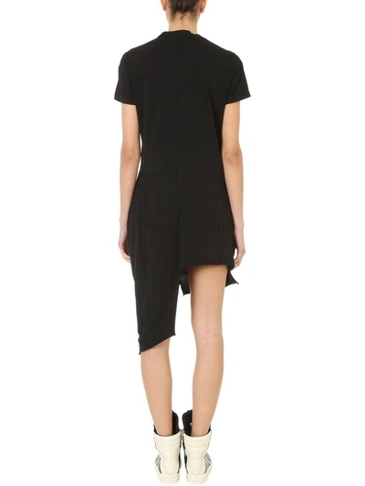 Shop Drkshdw Draped Asymmetric T-shirt In Black