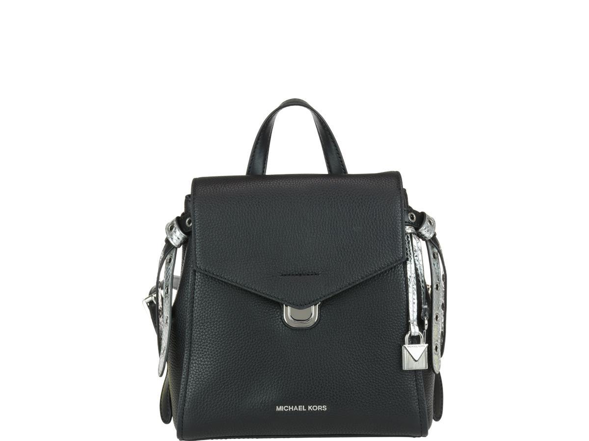 michael kors bristol small leather backpack