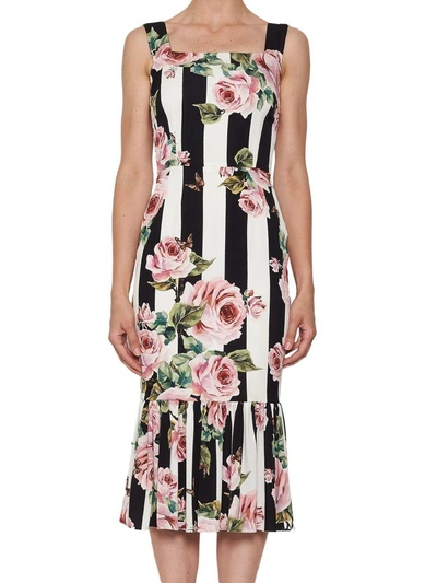 Shop Dolce & Gabbana Dress In Multicolor