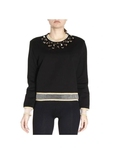Shop Fendi Sweatshirt Sweater Women  In Black