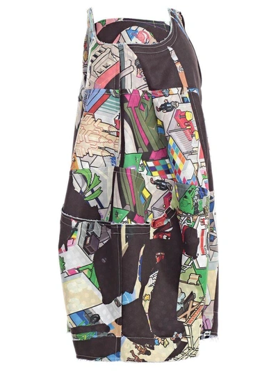 Shop Comme Des Garçons Skirt In Multicolor