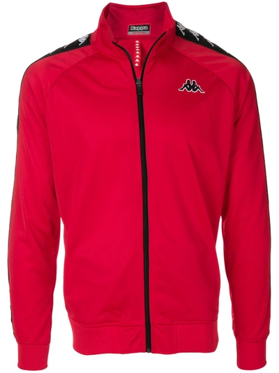 Shop Kappa Side Stripe Sport Jacket - Red