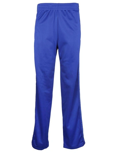 Shop Givenchy Ribbed Classic Track Pants In Blu