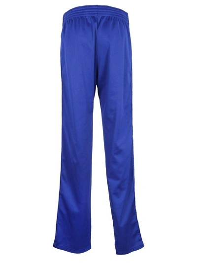 Shop Givenchy Ribbed Classic Track Pants In Blu