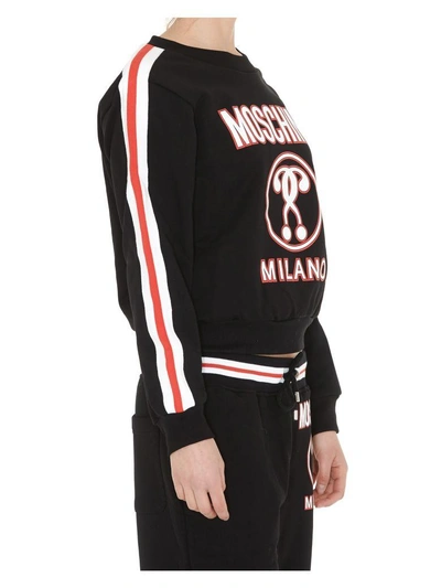 Shop Moschino Sweatshirt In Black