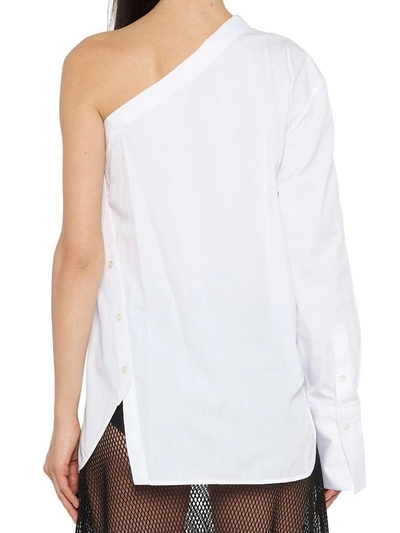 Shop Helmut Lang Blouse In White