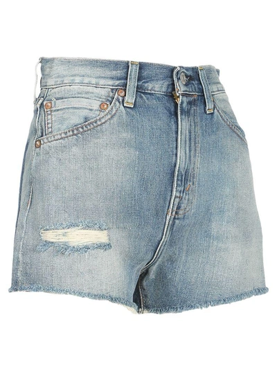 Shop Levi's Levis Vintage Short 701 In Light Blue