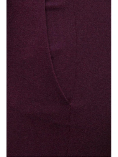 Shop Versace Cotton Blend Bomber Jacket In Mogano|viola