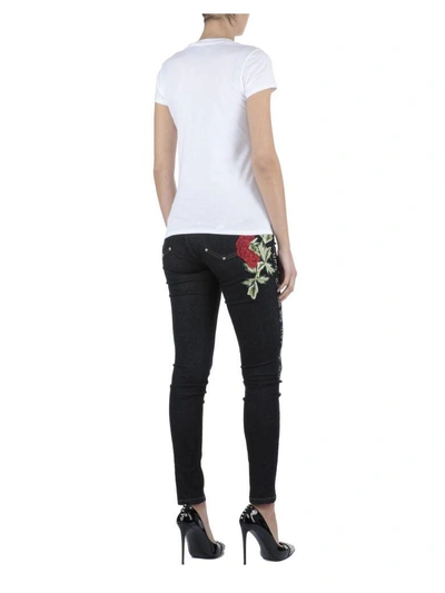 Shop Philipp Plein T-shirt In Cotone In White