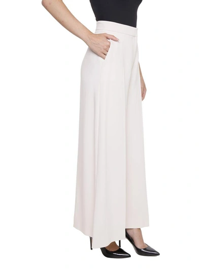 Shop Stella Mccartney Darci Trousers In Gesso|bianco