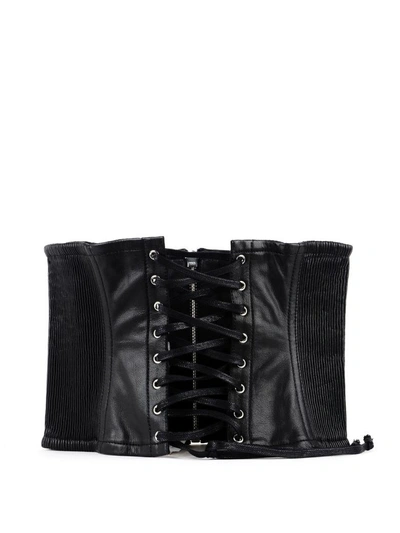 Shop Mcq By Alexander Mcqueen Mcq Alexander Mcqueen Corset In Nera