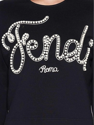 Shop Fendi Sweatshirt In Black