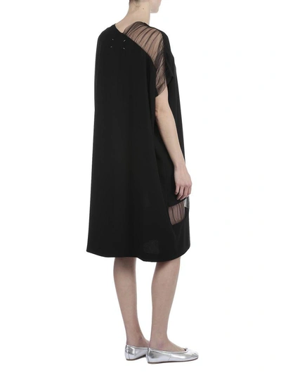 Shop Maison Margiela Plain Color Dress In Black