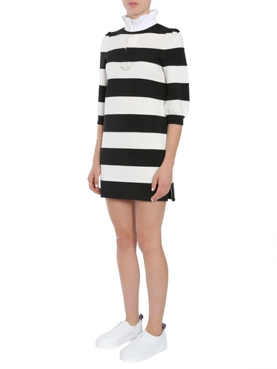 Shop Marc Jacobs Rugby Dress In Nero