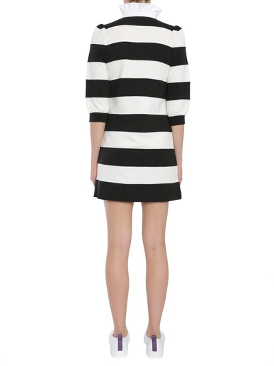 Shop Marc Jacobs Rugby Dress In Nero