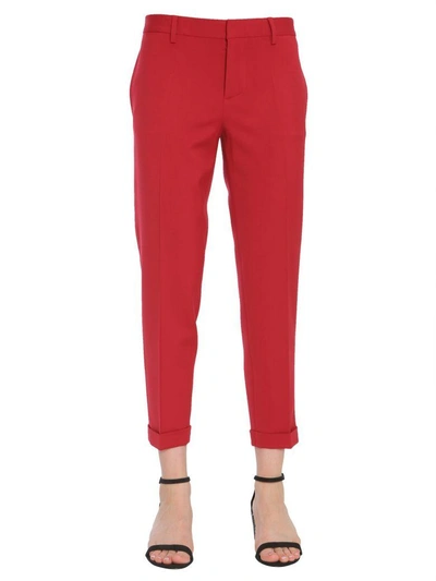 Shop Dsquared2 Hockney Trousers In Rosso