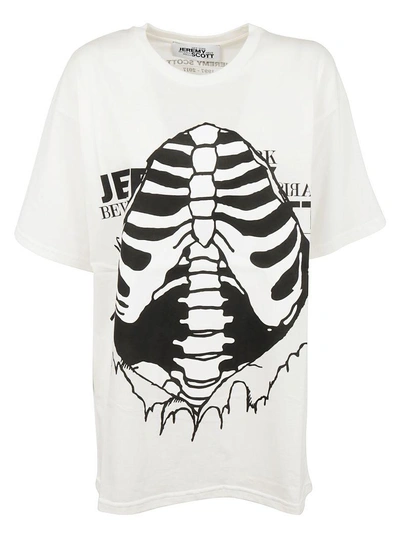 Shop Jeremy Scott Printed T-shirt In 0001